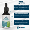 Úlcera Varicosa: Óleo De Babosa Ozonizado - 30ml - 100% Natural - FRETE GRÁTIS🚚